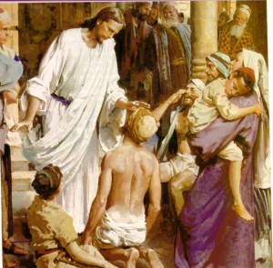 Jesus healing